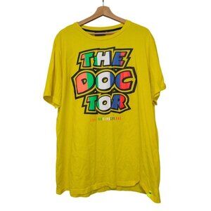 Valentino Rossi VR46 T-Shirt The Doctor Yellow MotoGP Racing Men’s 3XL (Fits XL)